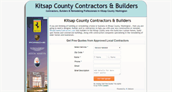 Desktop Screenshot of kitsapcountycontractors.com