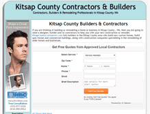 Tablet Screenshot of kitsapcountycontractors.com